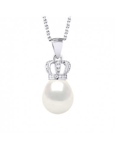 Collana in argento 925 Emblematic 925, ossidi di zirconio e perla culturale - Ivorra