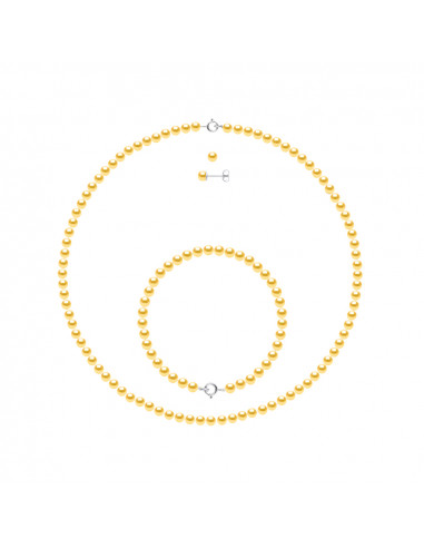 Collane, bracciali e orecchini perline culturali e 925 - 8 colori disponibili - Albane