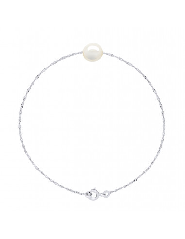 Bracciale per perle barocche 8 mm in argento 925 - alba