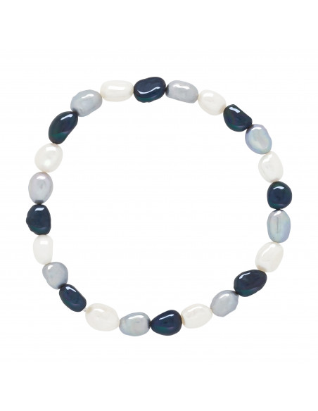 Pulsera de lujo Beads Baroque 6-7 mm - EVA