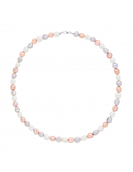 Collana barocca per perline da 6 mm - 4 colori disponibili - Argento 925 - Tess
