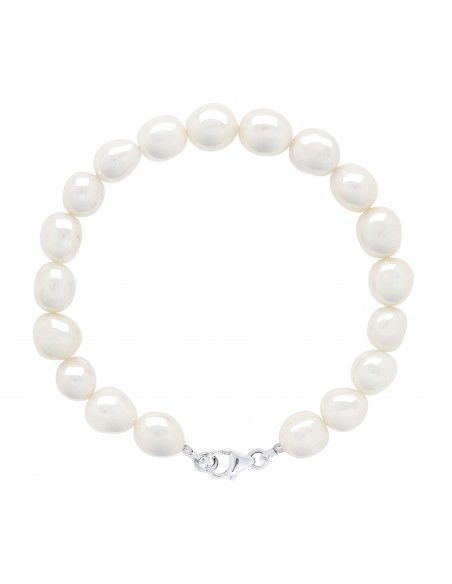 Baroque pearl bracelet 8 mm - 4 colors available - Silver 925 - Clara