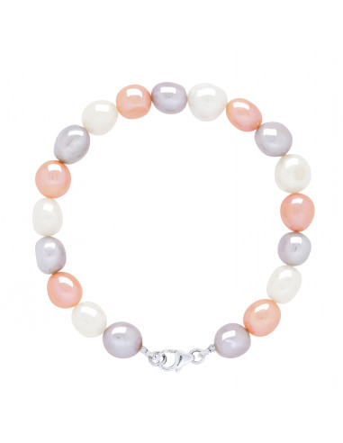 Bracciale per perle barocche 8 mm - 4 colori disponibili - Argento 925 - Clara