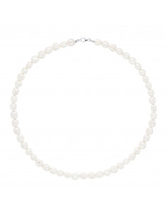 Collier Perles de Culture Baroques 8 mm - 4 Coloris Disponibles - Argent 925 - CLARA