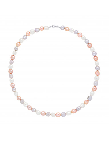 Collana barocca per perline 8 mm - 4 colori disponibili - 925 argento - Clara