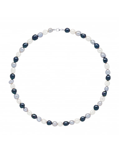 Collana barocca per perline 8 mm - 4 colori disponibili - 925 argento - Clara