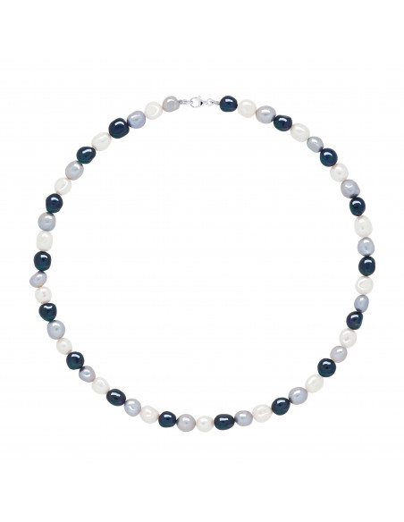 Collana barocca per perline 8 mm - 4 colori disponibili - 925 argento - Clara