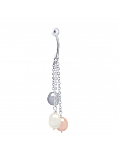 Piercing Charms 3 Perle barocche - Diversi colori disponibili - Argento 925 - Alexandra