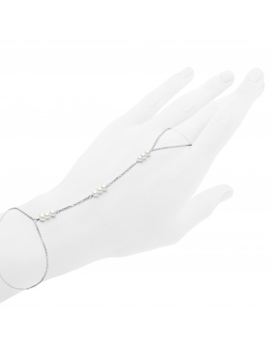 Bracciale in perline di 4 mm 925 - 2 colori - Chloe