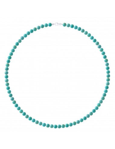 Collana turchese genuina - Diverse lunghezze - Argento 925 - Lucy