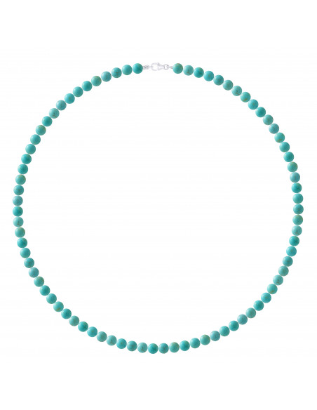 Collana turchese genuina - Diverse lunghezze - Argento 925 - Lucy