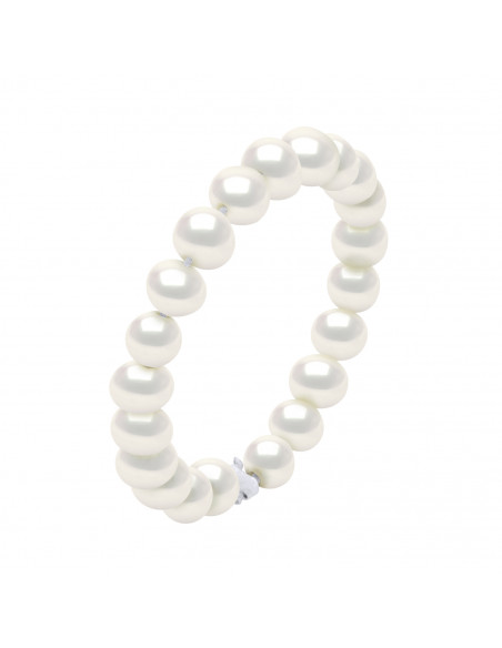 Anello per perle di coltura in argento 925 - 4 colori - Sarah